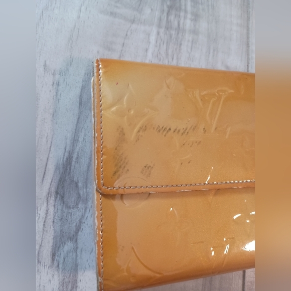 Authentic LOUIS VUITTON Monogram Vernis Portefeuille Sarah Long Wallet - Picture 3 of 16